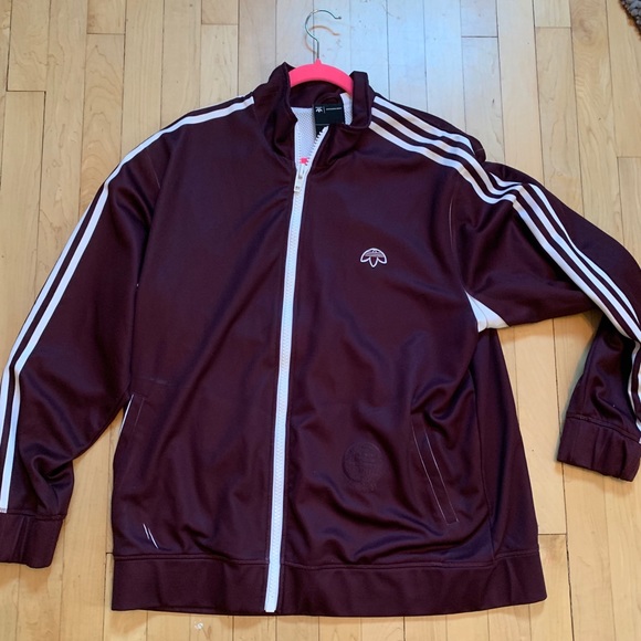 adidas Jackets & Coats Adidas X Alexander Wang Maroon Track Jacket